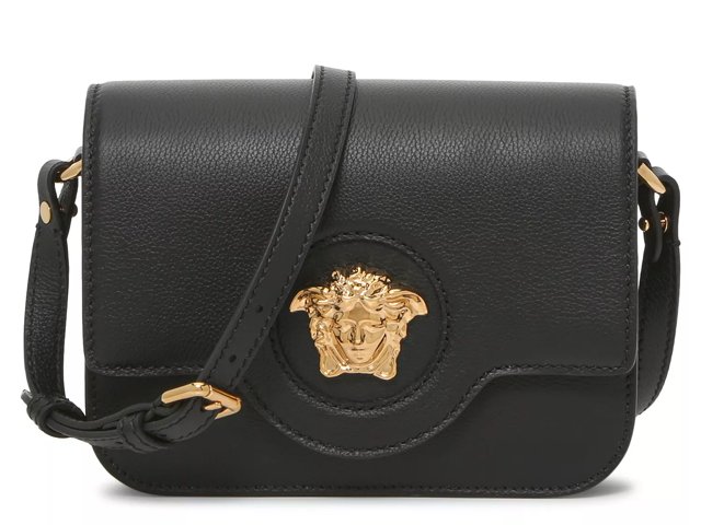 Versace collection leather crossbody bag best sale