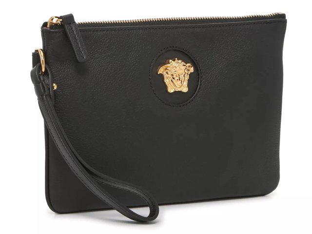 Versace leather pouch sale