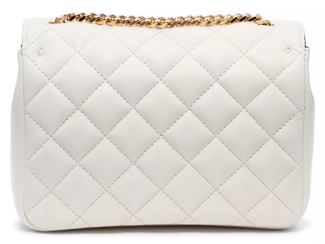 White quilted chain bag deals