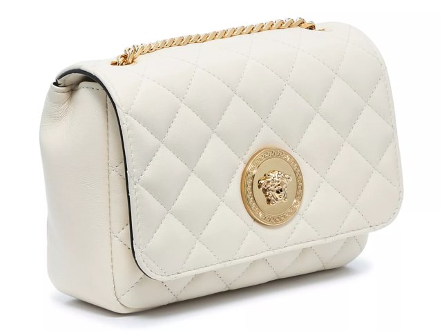 Versace Quilted Leather Crossbody Bag - Free Shipping