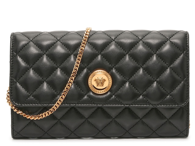 Versace Quilted Leather Clutch - Free Shipping | DSW