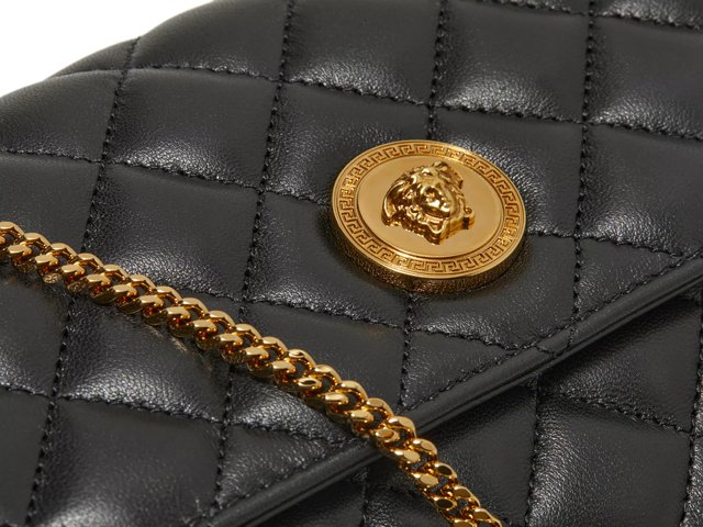 Versace Quilted Leather Clutch Free Shipping DSW