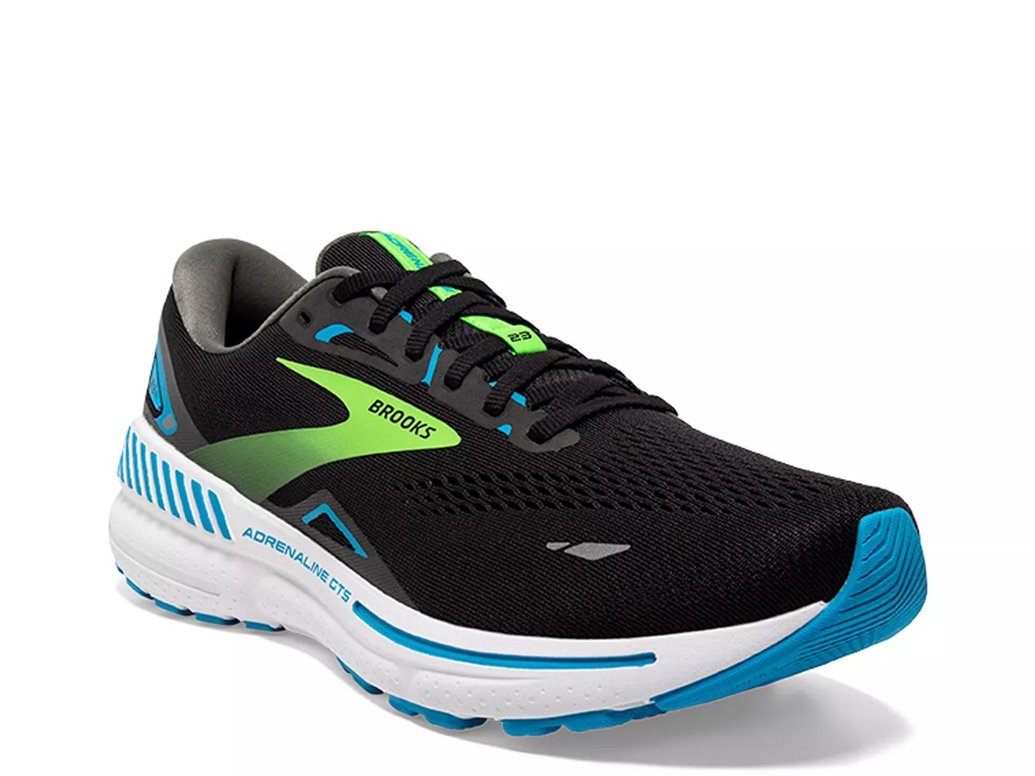 Brooks Adrenaline GTS 23 Black/ Light Blue/ Purple - Free Shipping!