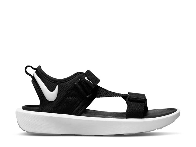 Black and white nike sandals hotsell