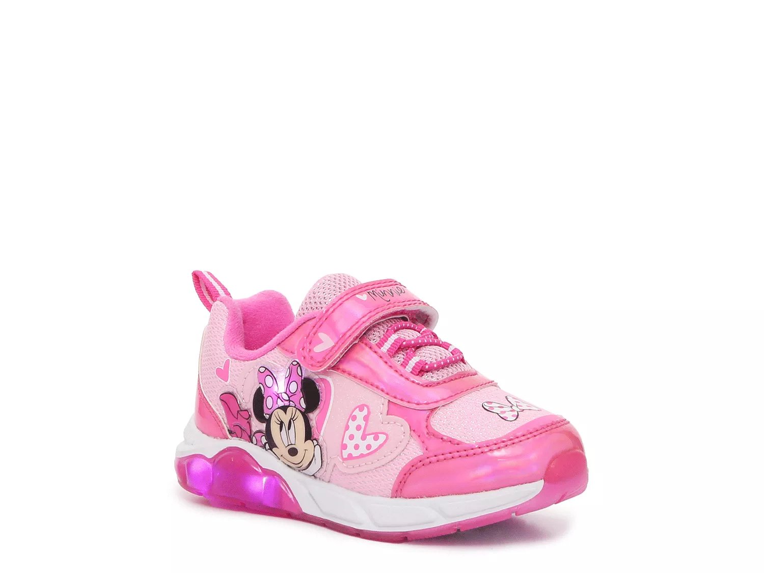 Minnie mouse light store up sneakers