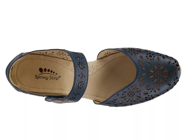 Spring Step Nougat Wedge Sandal