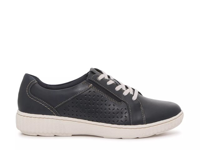 Clarks sneakers sale womens black