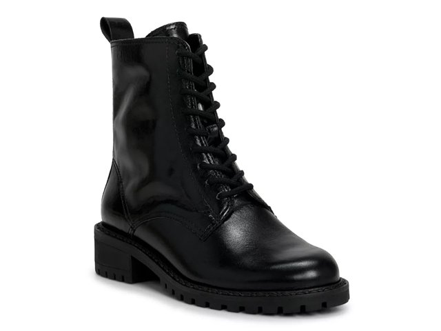 Lucky brand black leather ankle boots on sale