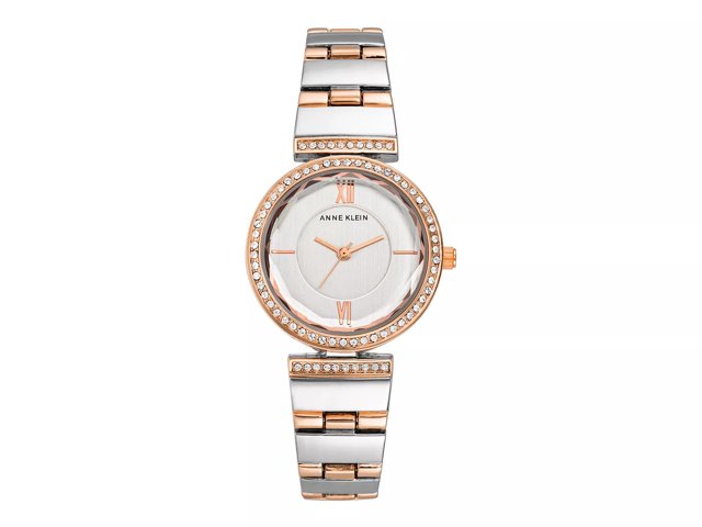 Anne Klein Crystal Two Tone Watch FINAL SALE Free Shipping DSW