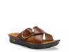 Vanya Wedge Sandal Luggage Brown view
