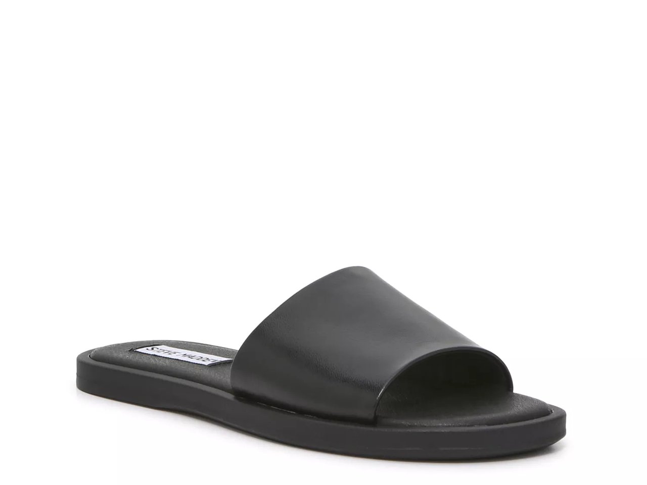 Black slide sandal