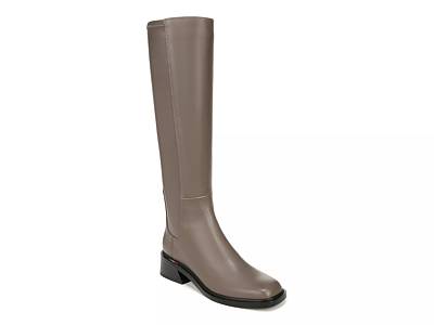 Grey wide cheap calf boots