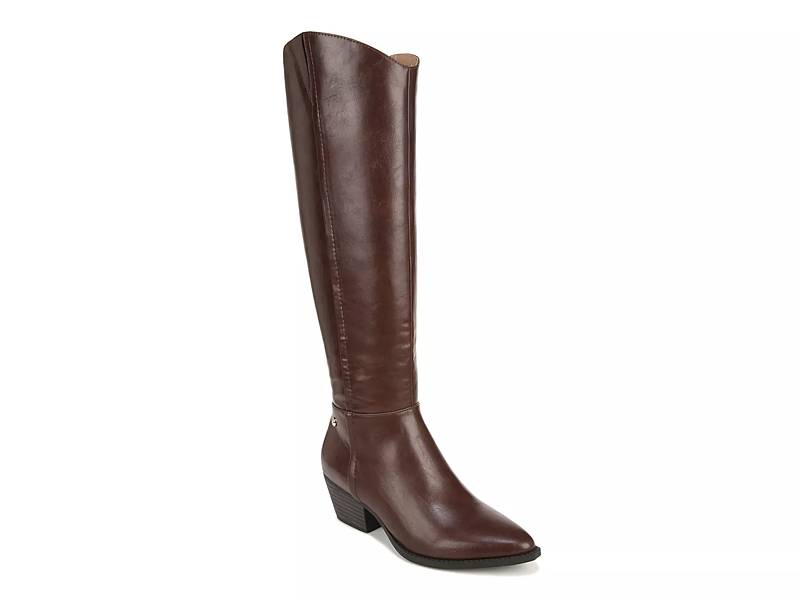 VINCE CAMUTO Kallie Tall Brown Leather Riding Boot Size 7.5