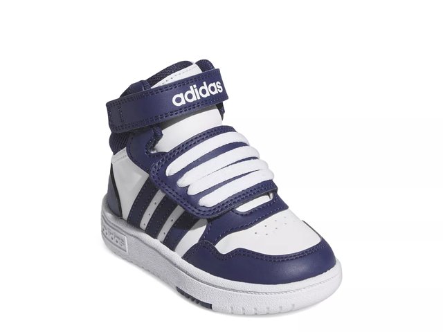 adidas Hoops 3 Mid Basketball Shoe Kids Free Shipping DSW