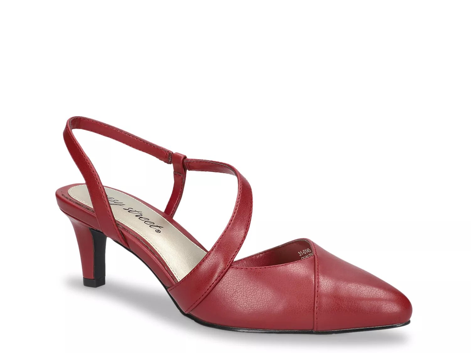 Easy Street Emerald Pump | Women's | Red | Size 8.5 | Heels | Ankle Strap