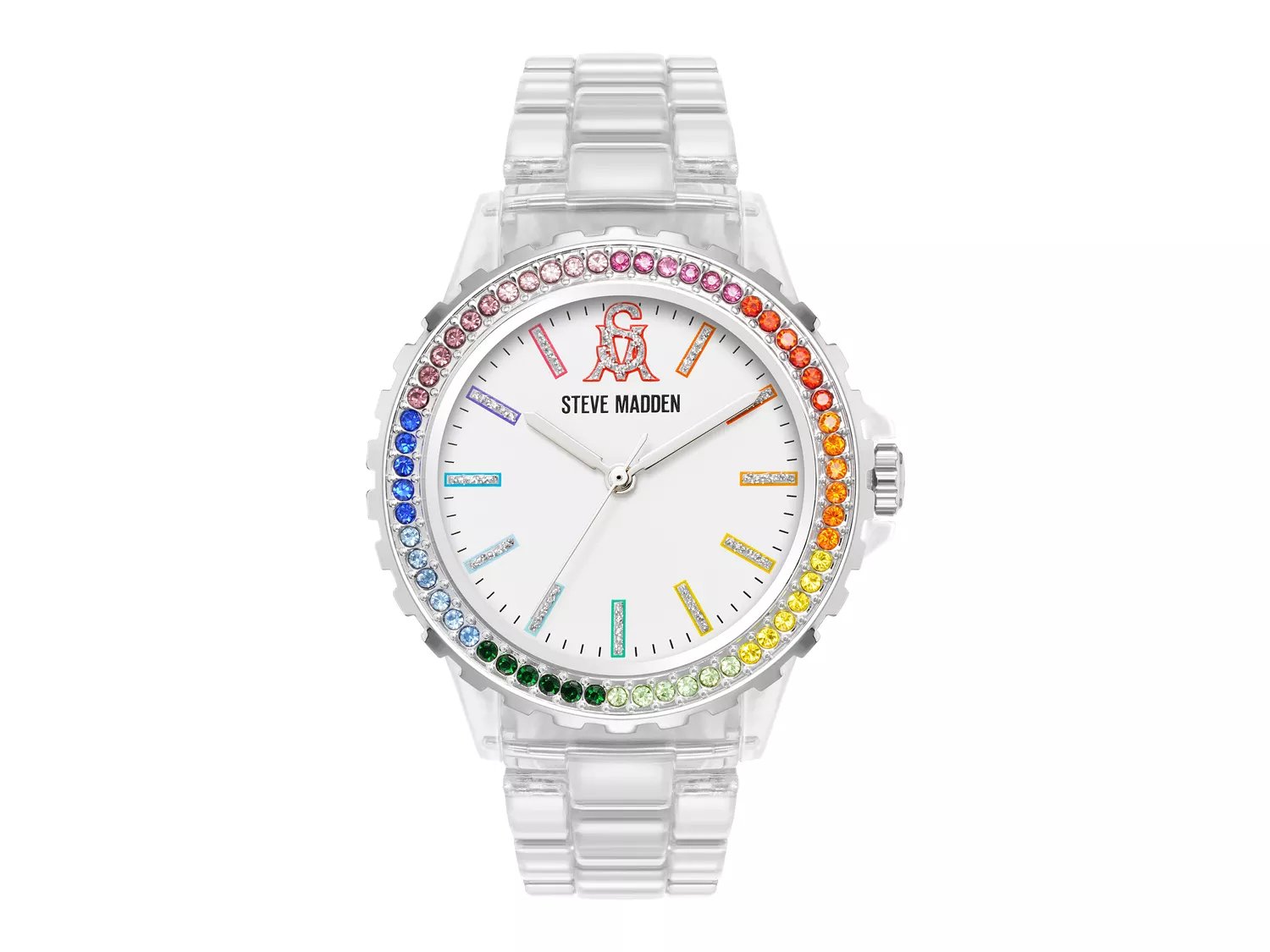 Steve Madden Rainbow Crystal Watch FINAL SALE Free Shipping DSW