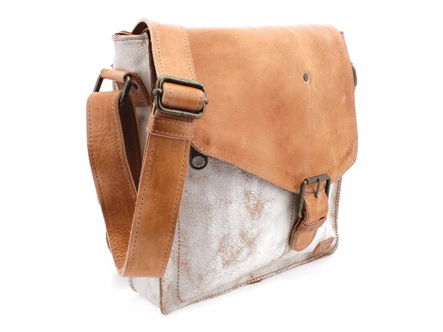 Bed Stu Venice Beach Buckle Weathered Leather Crossbody Bag