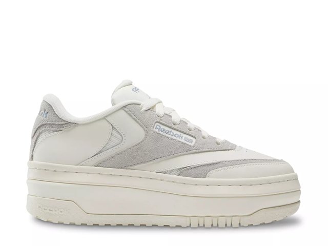 Reebok club c womens silver clearance