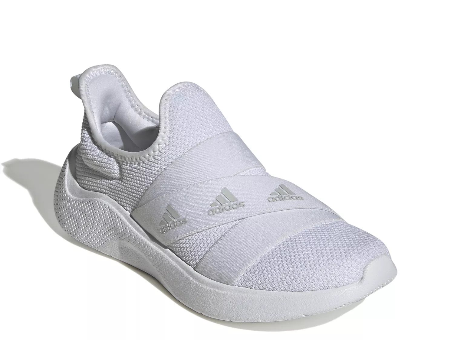 Adidas Puremotion Adapt Front-Logo Pull-Tab Elastic-Strap Slip-On