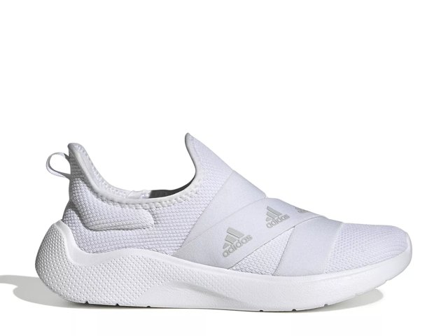 Adidas Puremotion Adapt Front-Logo Pull-Tab Elastic-Strap Slip-On