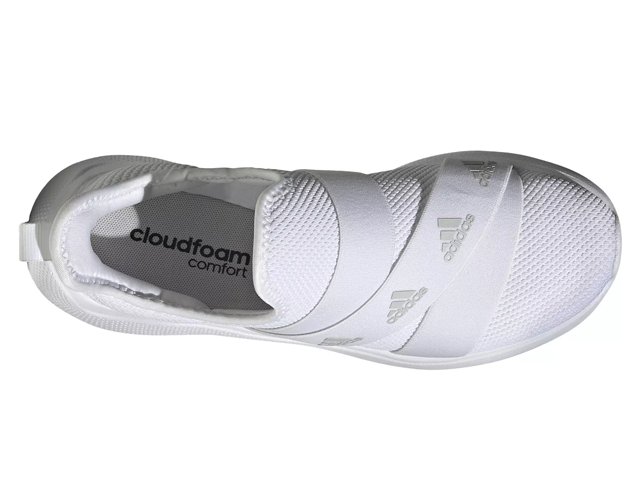 Adidas cloudfoam women's slip on sale