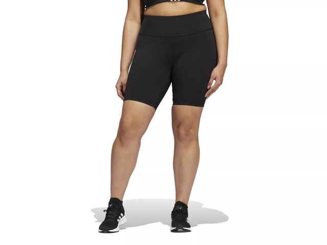 adidas Optime Training Women s Plus Size Bike Shorts Free