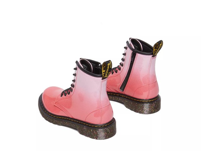 Dr martens junior red cheap glitter