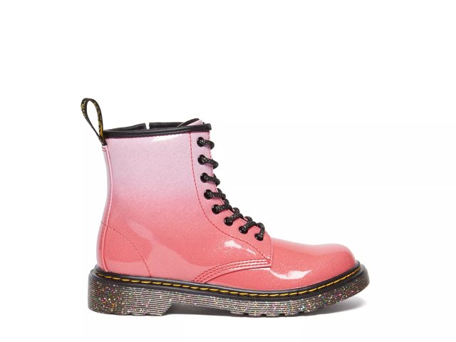 Pink dr martens kids clearance