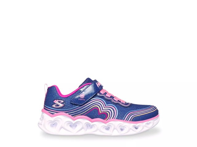 Skechers Heart Lights Retro Hearts Slip On Sneaker Kids Free Shipping DSW