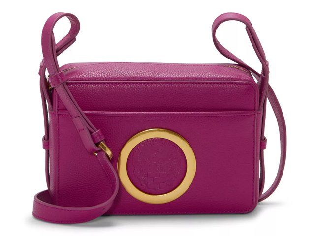 Vince camuto plum store leather crossbody bag