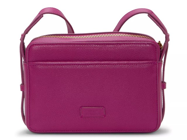 Vince camuto plum leather crossbody bag deals