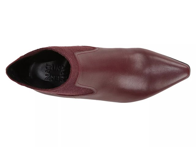 Burgundy top booties dsw
