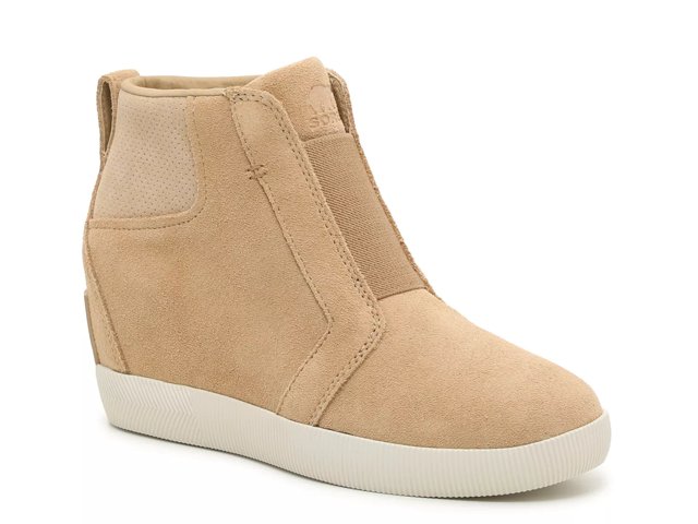 Wedge sneaker booties hot sale