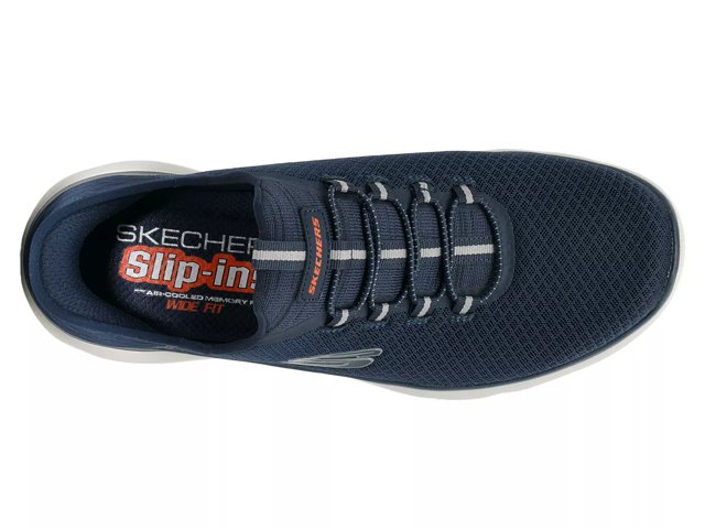 Skechers memory foam slip on tennis shoes shop