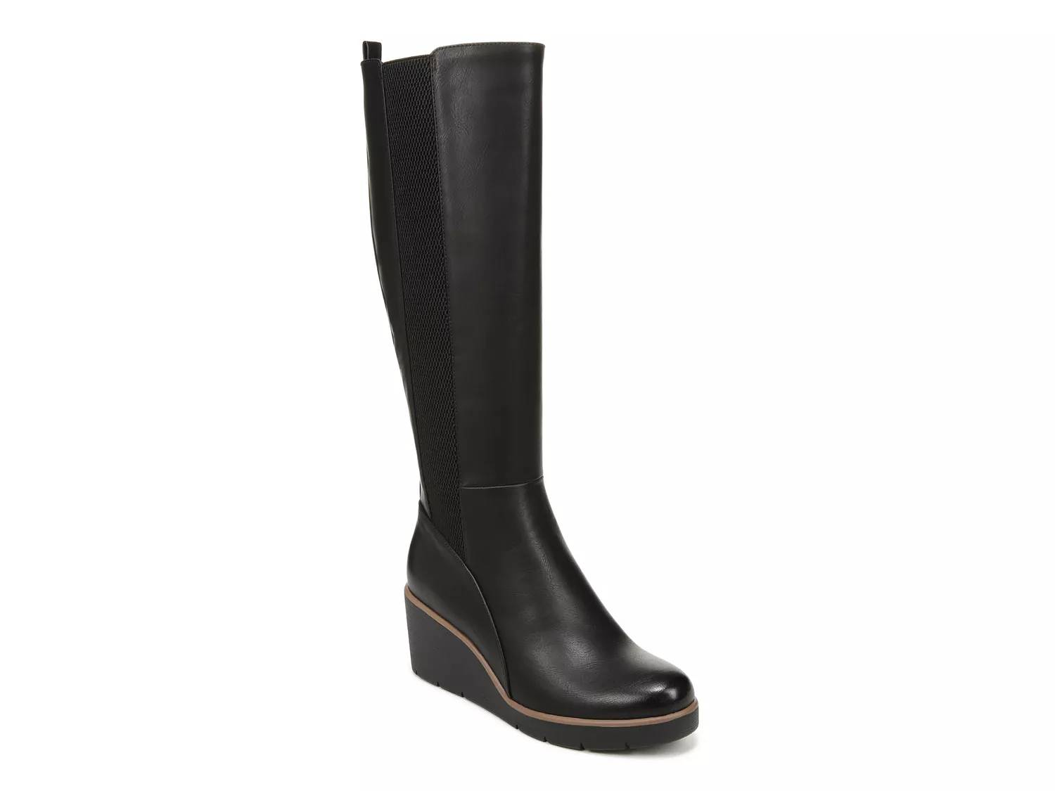 SOUL Naturalizer Adrian Wide Calf Wedge Boot Free Shipping DSW