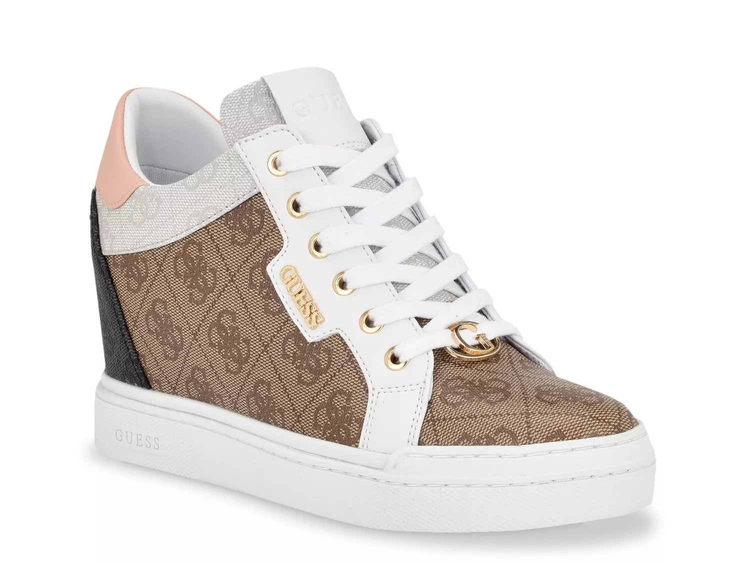 rietje Gebruikelijk sessie Guess Faster Wedge Sneaker - Free Shipping | DSW