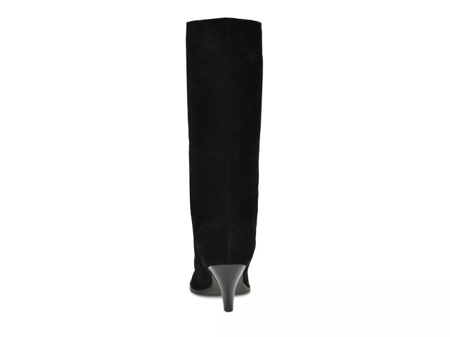 Nine west black online high heel boots