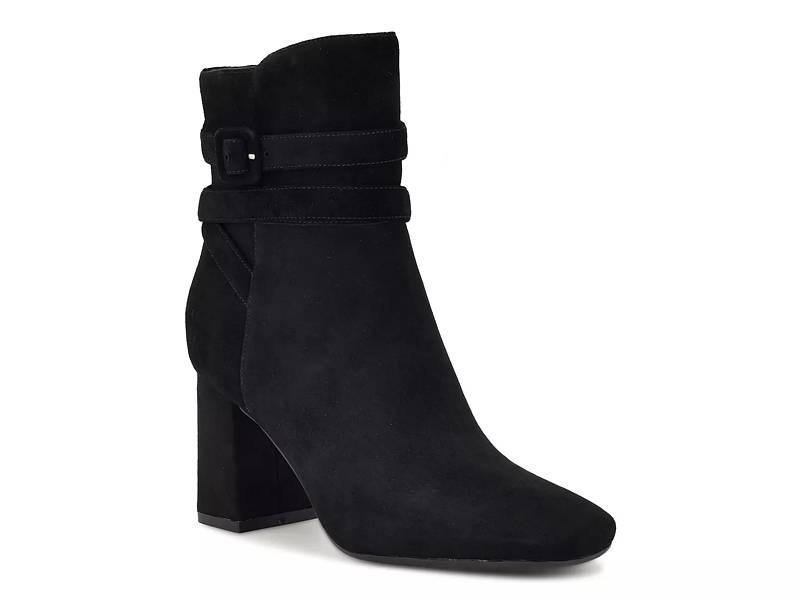 Nine west outlet black suede booties