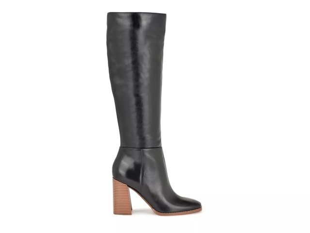Nine west black knee high boots store