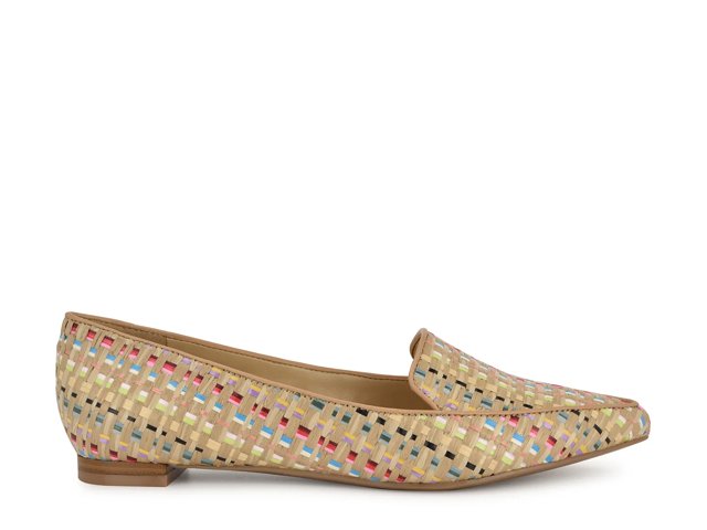 Nine West*ラフィア素材*上品綺麗目*フラットシューズAbay Flats Nine West*ラフィア素材*上品綺麗目*フラットシューズAbay Flats
