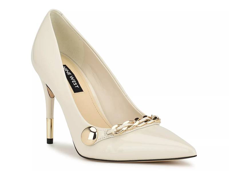 Nine west white on sale pumps