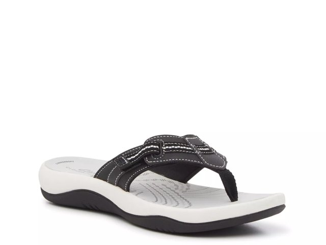 Clarks Cloudsteppers Sunmaze Tide Sandal Women s Navy Size 10 Sandals Cloudstepper