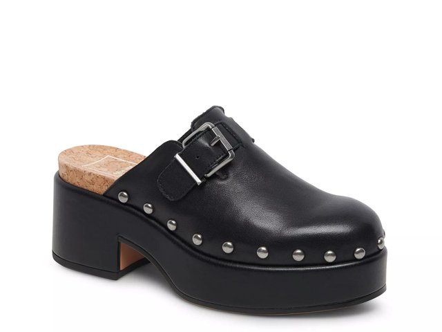 Fran Nubuck Women's Black Clogs