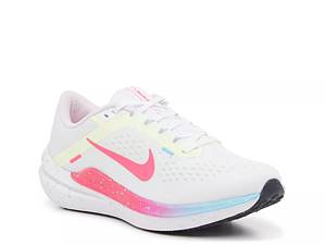 Zoom winflo 5 womens shop running shoes pink / white