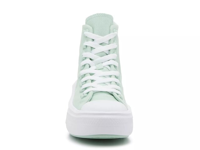 Mint green high top converse top