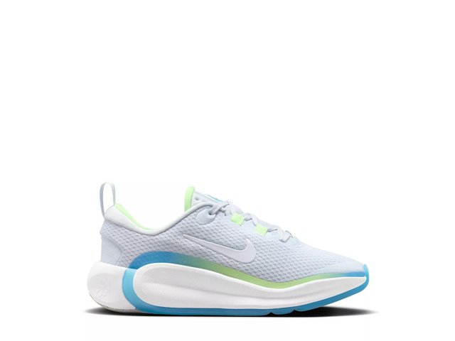 Nike Kids Grade School Infinity Flow Running Shoes Size 5 Grey White Blue