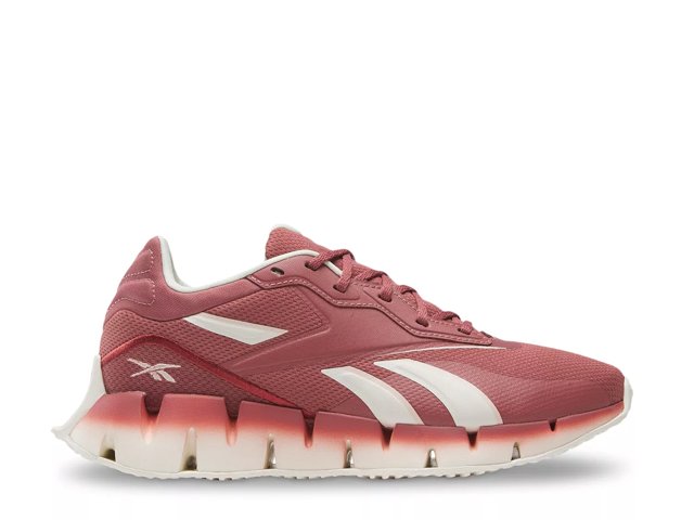 Red reebok running shoes best sale