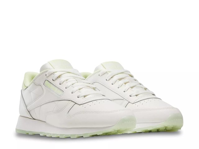 Reebok classic leather chalk green sales