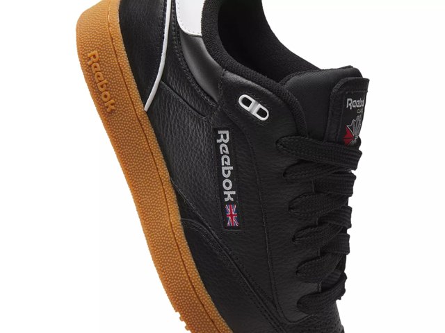 Reebok club c black gum sales