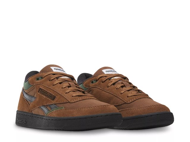 Reebok club c mens sales brown